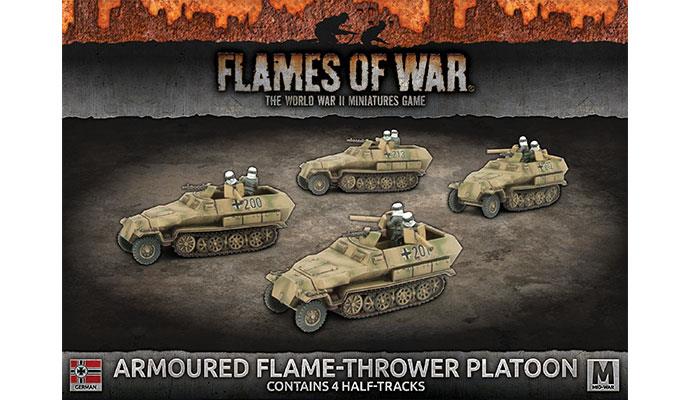 Flames of War: German Armoured Flame-Thrower Platoon (Mid War) (ONLINE ORDER ONLY)