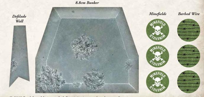 Flames of War: D-Day - Beach Assault Mission Terrain Pack (ONLINE ORDER ONLY)