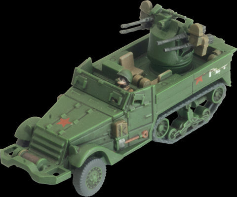Flames of War: Soviet ZSU M17 Anti-Aircraft Platoon (Late War) (ONLINE ORDER ONLY)