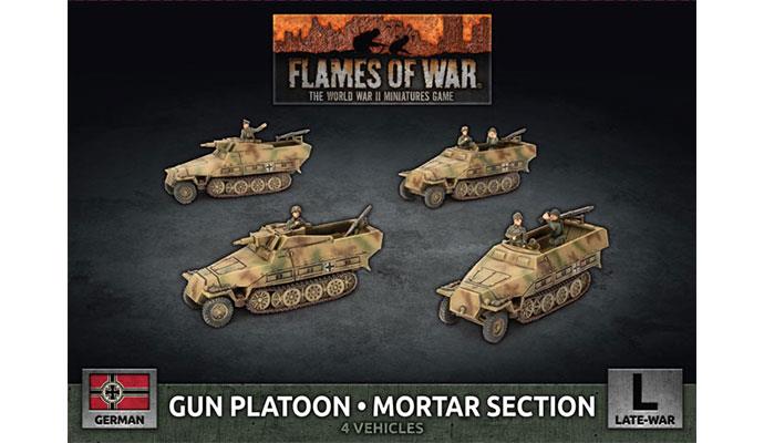 Flames of War: German Gun Platoon / Mortar Section (Late War) (ONLINE ORDER ONLY)