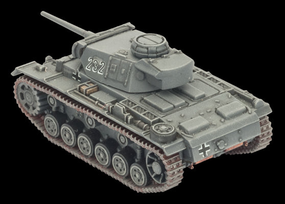 Flames of War: German Panzer III Tank Platoon (Mid War) (ONLINE ORDER ONLY)