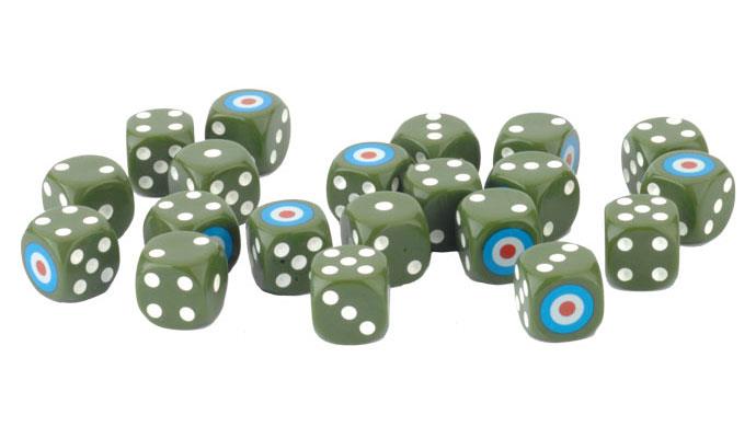 Flames of War: British Dice Set (Late War) (ONLINE ORDER ONLY)