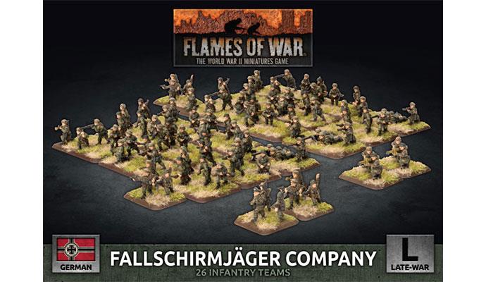 Flames of War: German Fallschirmjäger Company (Late War) (ONLINE ORDER ONLY)