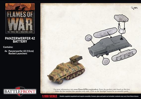 Flames of War: German Panzerwerfer 42 Battery (Late War) (ONLINE ORDER ONLY)