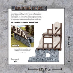 Battlefield in a Box: Wartorn Village - Medium Ruin (ONLINE ORDER ONLY)