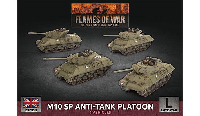 Flames of War: British M10 SP Anti-Tank Troop (Late War) (ONLINE ORDER ONLY)