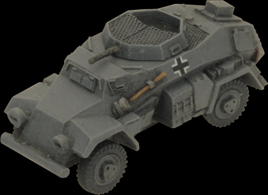 Flames of War: German SD KFZ 221 and 222 Light Scout Troop (Mid War) (ONLINE ORDER ONLY)