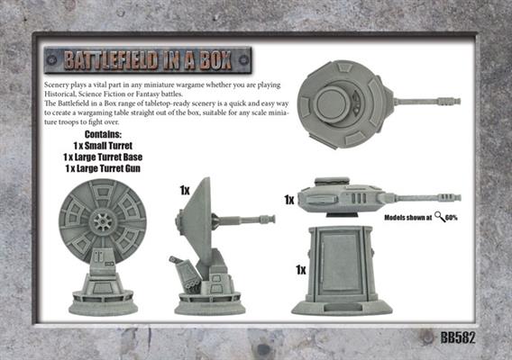 Battlefield in a Box: Galactic Warzones - Defense Turrets (ONLINE ORDER ONLY)