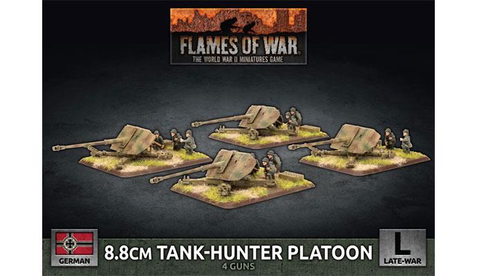 Flames of War: German 8.8cm Tank-Hunter Platoon (Late War) (ONLINE ORDER ONLY)