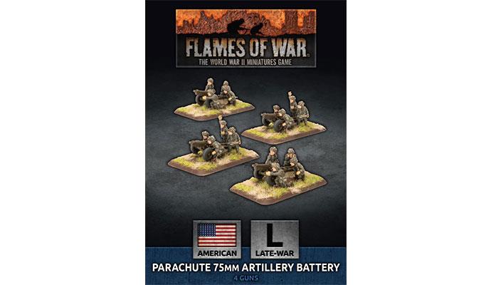 Flames of War: American Parachute 75mm Artillery Battery (Late War) (ONLINE ORDER ONLY)