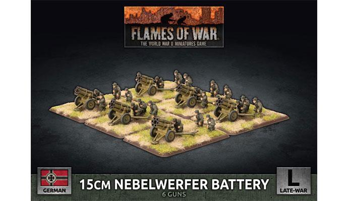 Flames of War: German 15cm Nebelwerfer Battery (Late War) (ONLINE ORDER ONLY)