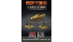 Flames of War: German Armoured Panzergrenadier Company HQ (Late War) (ONLINE ORDER ONLY)