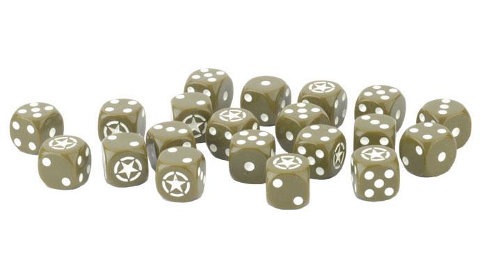 Flames of War: American Dice Set (ONLINE ORDER ONLY)