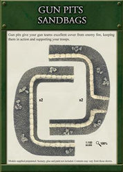 Flames of War: Sandbags - Gun Pit Markers (ONLINE ORDER ONLY)