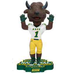 Thundar North Dakota State Bison Mascot 2024 FCS Football National Champions Bobbleheads (Presale) (ONLINE ORDER ONLY)