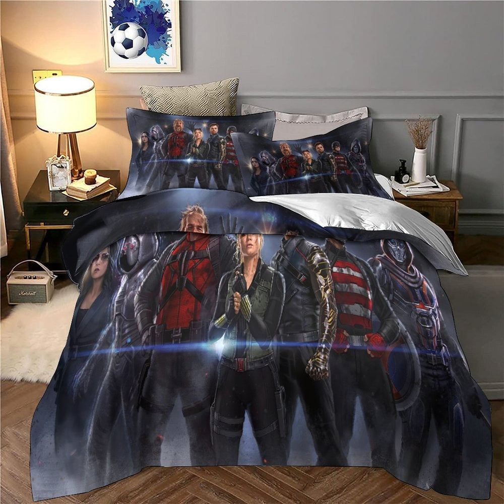 Thunderbolts Bedding Set Quilt Duvet Cover Without Filler (Online Order Only)