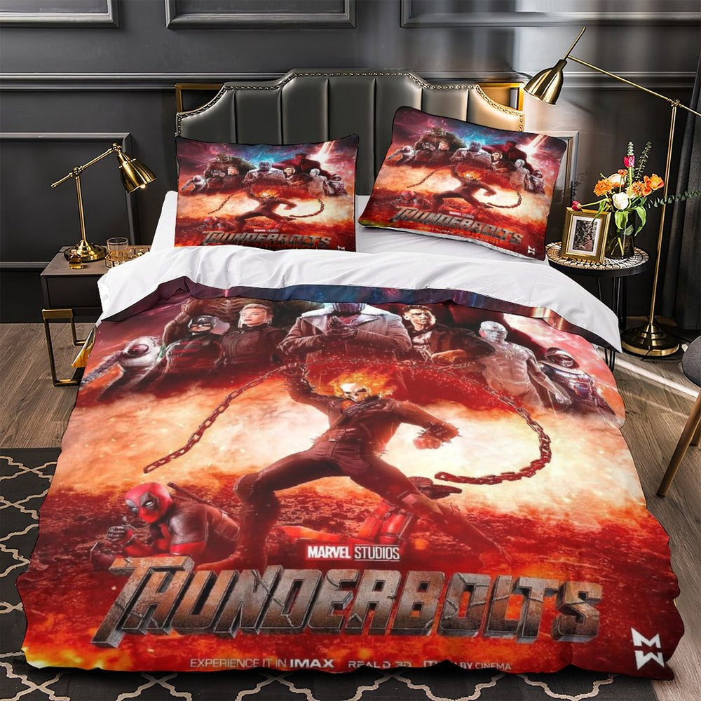 Thunderbolts Bedding Set Quilt Duvet Cover Without Filler (Online Order Only)