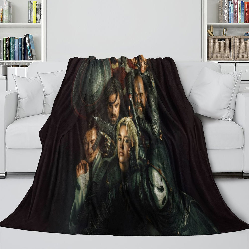 Thunderbolts Pattern Blanket Flannel Throw Room Decoration (Online Order Only)