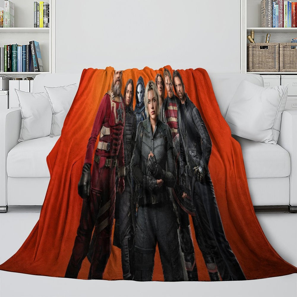 Thunderbolts Pattern Blanket Flannel Throw Room Decoration (Online Order Only)