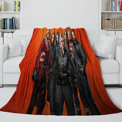 Thunderbolts Pattern Blanket Flannel Throw Room Decoration (Online Order Only)