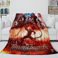 Thunderbolts Pattern Blanket Flannel Throw Room Decoration (Online Order Only)