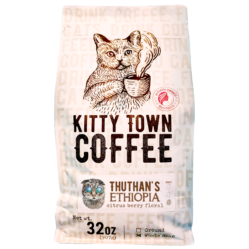 Thuthan's Ethiopia Sidamo: Light Roast Natural Process (ONLINE ORDER ONLY)