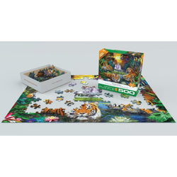 Tiger's Eden 500 Piece Jigsaw Puzzle Eurographics (ONLINE ORDER ONLY)
