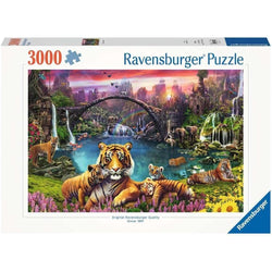 Tigers in Paradise 3000 Piece Jigsaw Puzzle Ravensburger (ONLINE ORDER ONLY)