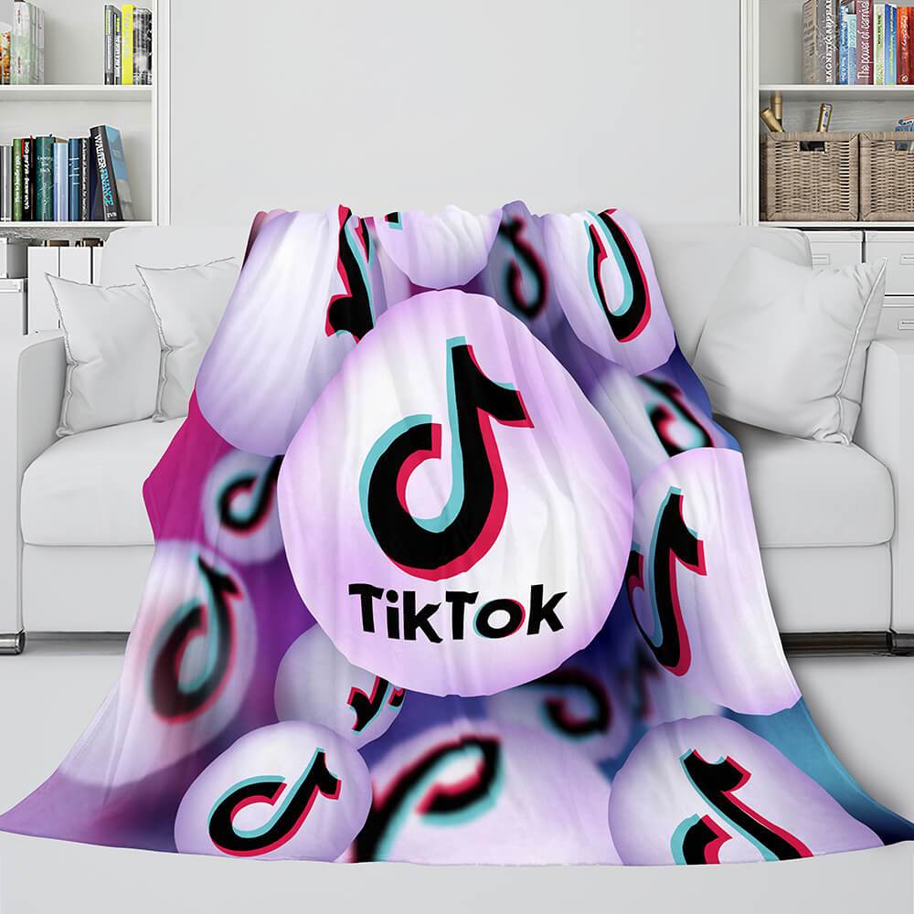 TikTok Blanket Tik Tok Flannel Fleece Blanket (Online Order Only)