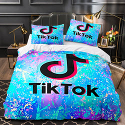 Tiktok Bedding Set Tik Tok Quilt Duvet Covers Without Filler (Online Order Only)