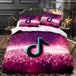Tiktok Pattern Bedding Sets Tik Tok Quilt Duvet Without Filler (Online Order Only)