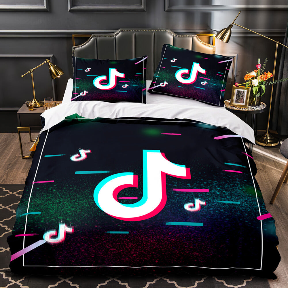 Tiktok Bedding Set Tik Tok Quilt Duvet Covers Without Filler (Online Order Only)