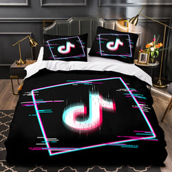 Tiktok Pattern Bedding Sets Tik Tok Quilt Duvet Without Filler (Online Order Only)