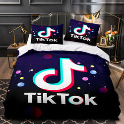 Tiktok Bedding Set Tik Tok Quilt Duvet Covers Without Filler (Online Order Only)