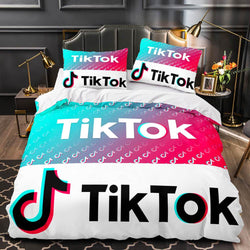 Tiktok Bedding Set Tik Tok Duvet Cover (Online Order Only)
