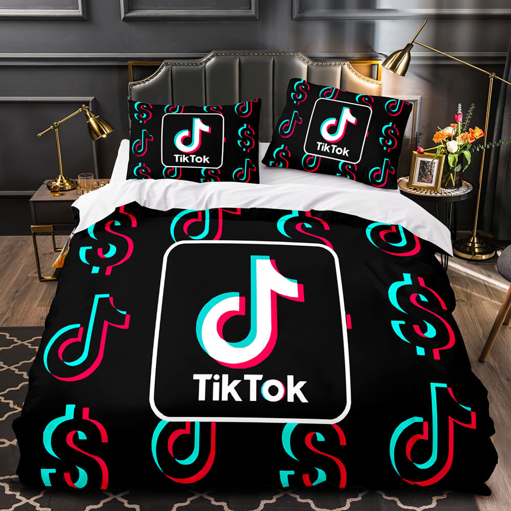 Tiktok Bedding Set Tik Tok Quilt Duvet Covers Without Filler (Online Order Only)