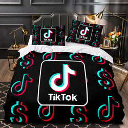 Tiktok Bedding Set Tik Tok Quilt Duvet Covers Without Filler (Online Order Only)