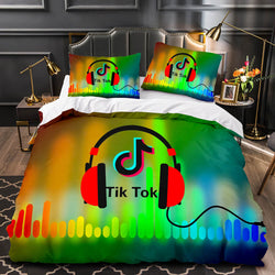 Tiktok Bedding Set Tik Tok Quilt Duvet Covers Without Filler (Online Order Only)