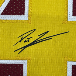 Framed Facsimile Autographed Pat Tillman 35x39 Arizona State Red Reprint Laser Auto Football Jersey Size Men's XL (ONLINE ORDER ONLY)