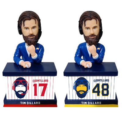 Tim Dillard Broadcaster Bobbleheads (ONLINE ORDER ONLY)