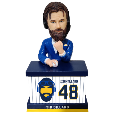 Tim Dillard Broadcaster Bobbleheads (ONLINE ORDER ONLY)