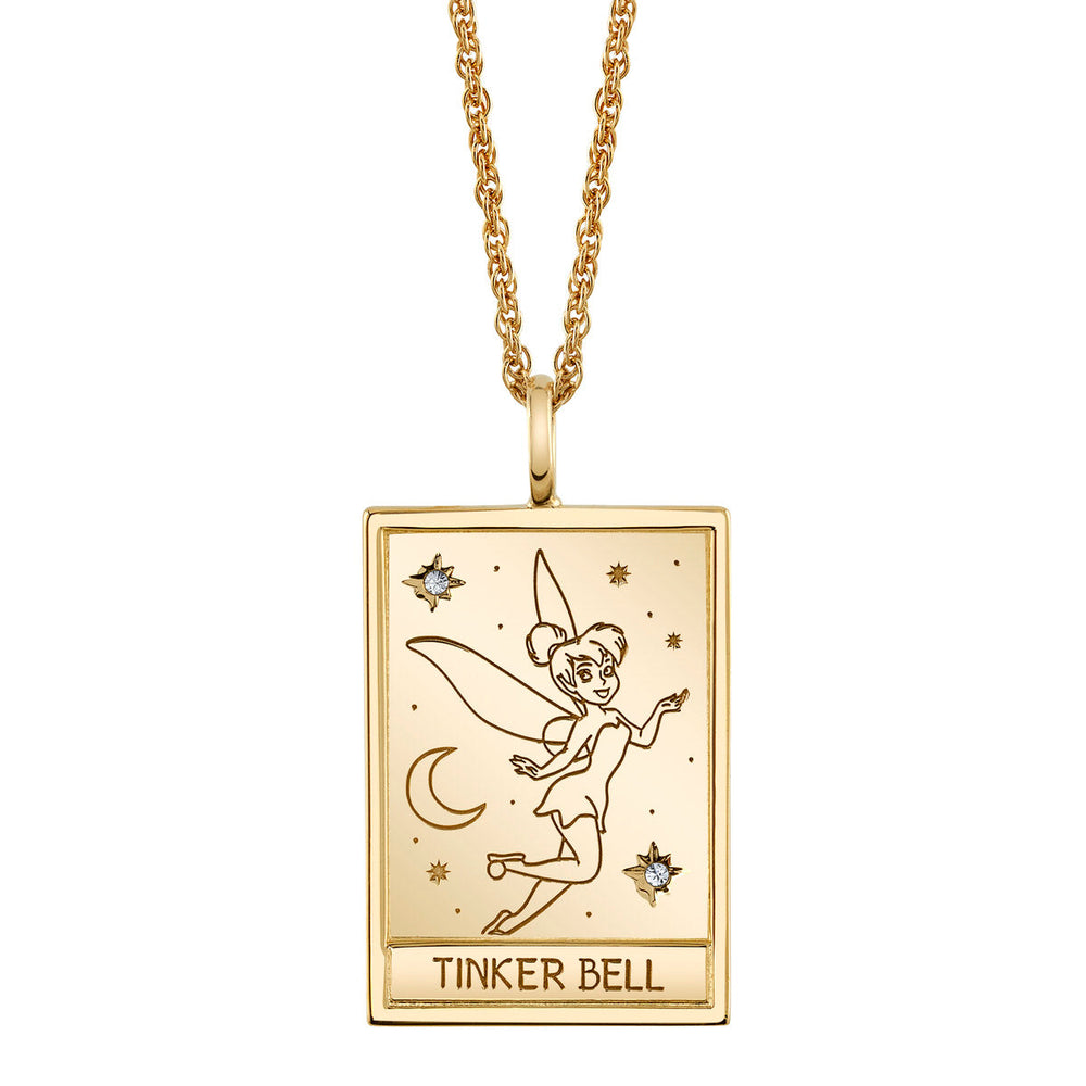 Disney X RockLove PETER PAN Tinker Bell Tablet Necklace (ONLINE ORDER ONLY)