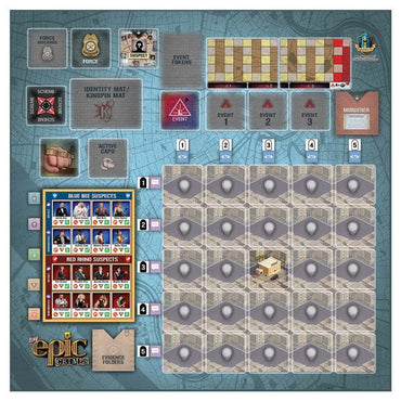 Tiny Epic Crimes: Game Mat (ONLINE ORDER ONLY)