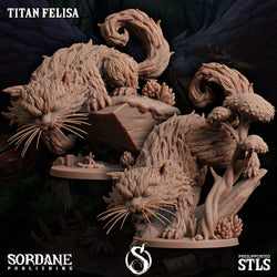 3D Printed Sordane Publishing Titan Felisa Burrows Below 28 32mm D&D (Online Only)