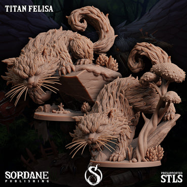 3D Printed Sordane Publishing Titan Felisa Burrows Below 28 32mm D&D (Online Only)