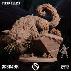 3D Printed Sordane Publishing Titan Felisa Burrows Below 28 32mm D&D (Online Only)