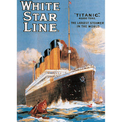 Titanic White Star Line 1000 Piece Jigsaw Puzzle Eurographics (ONLINE ORDER ONLY)