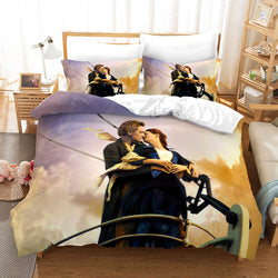 Titanic Jack And Rose Bedding Set Quilt Cover Without Filler (Online Order Only)