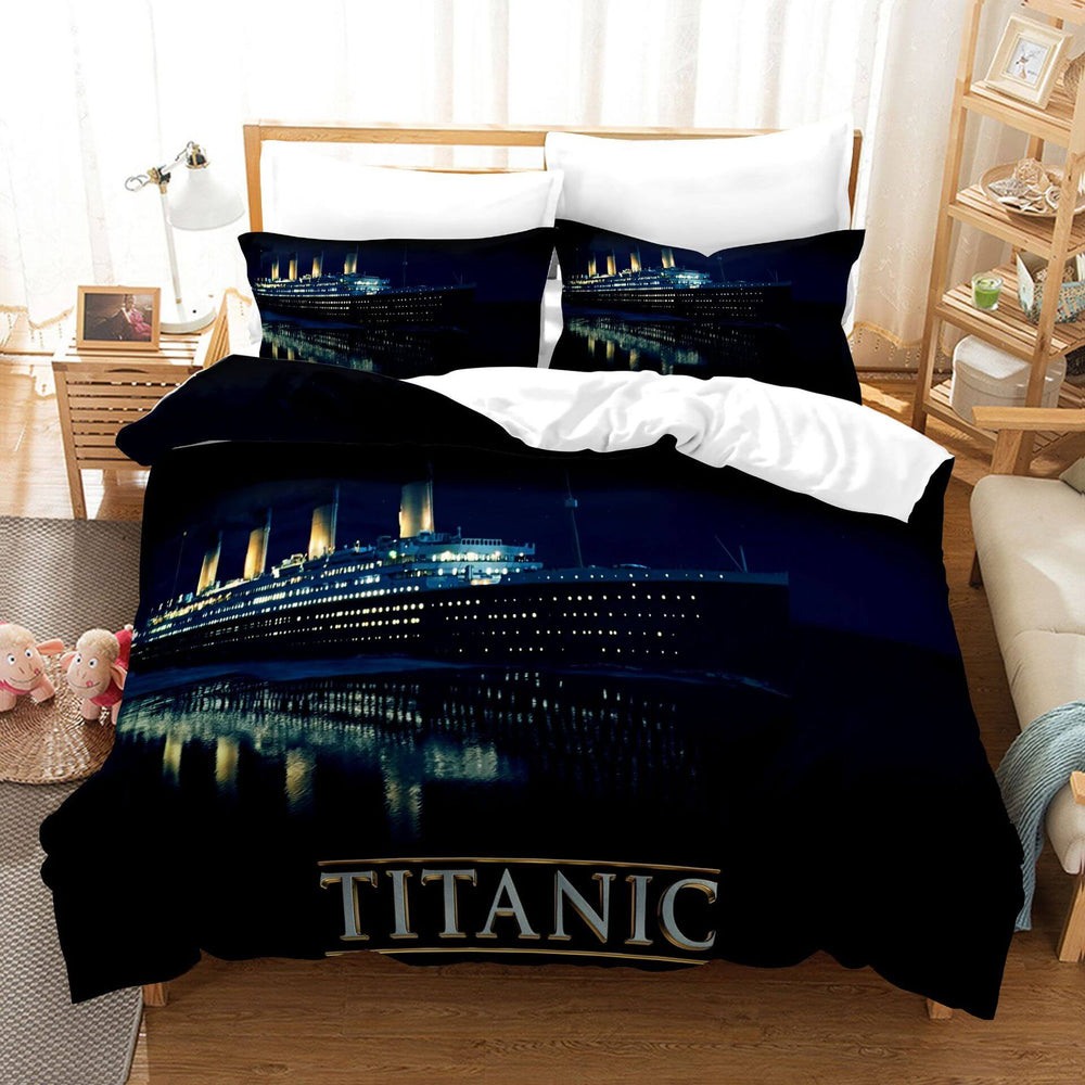 Titanic Jack And Rose Bedding Set Quilt Cover Without Filler (Online Order Only)
