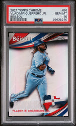 2021 TOPPS CHROME BEISBOL VLADIMIR GUERRERO JR #B6 - PSA 10 (Online Order Only)